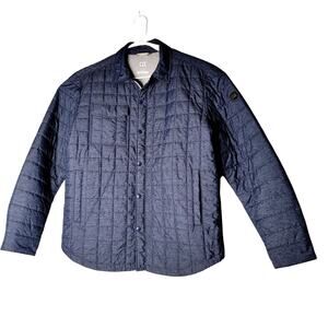Cutter & Buck Golf Jacket XL Blue Puffer Quilted Zip Outdoor Layer Lightweight